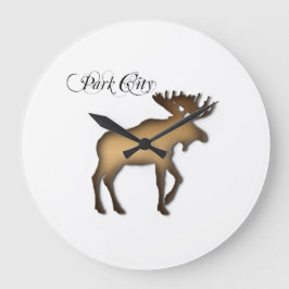 Leef op Park City Time Clock Grote Klok