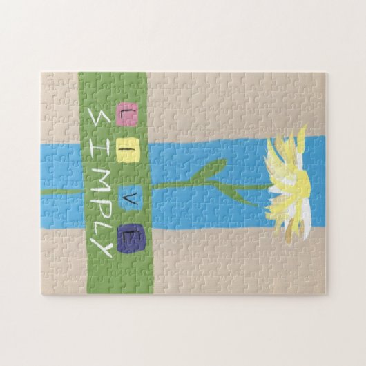 Leef simpel legpuzzel (Horizontaal)
