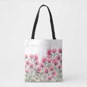 Leef simpel. Willy Bloom Tote Bag (Voorkant)