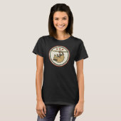 Leef Snel Eet Afval Opossum T-Shirt (Voorkant volledig)