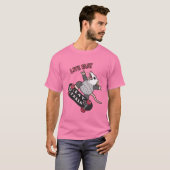 Leef Snel Eet Afval T-shirt (Voorkant volledig)