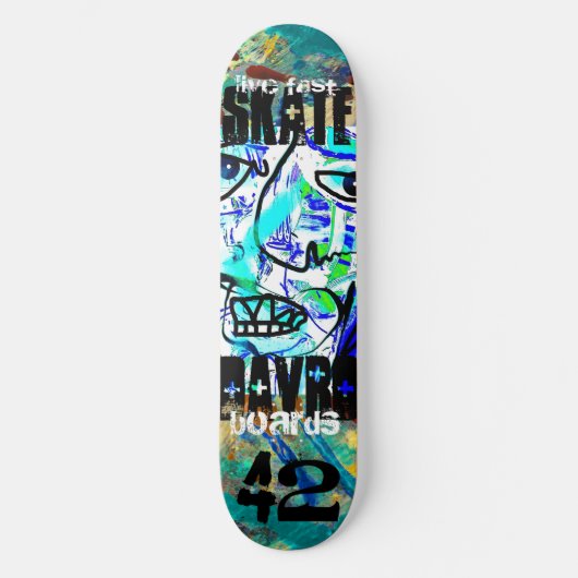 leef snel skateboard (Voorkant)
