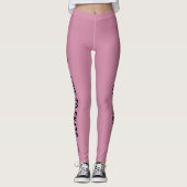 Leef tot Schaats, Schaats tot leven, Roller Derby Leggings (Voorkant)