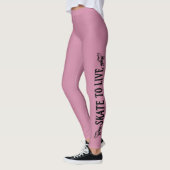 Leef tot Schaats, Schaats tot leven, Roller Derby Leggings (Links)