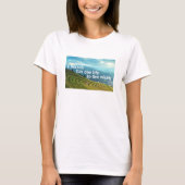 Leef verstandig (licht) T-shirt (Voorkant)