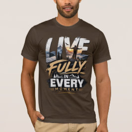 Leef Volledig • Schitterend Bergavontuur T‑Shirt T-shirt