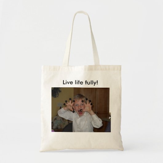 Leef volledig! tote bag (Voorkant)