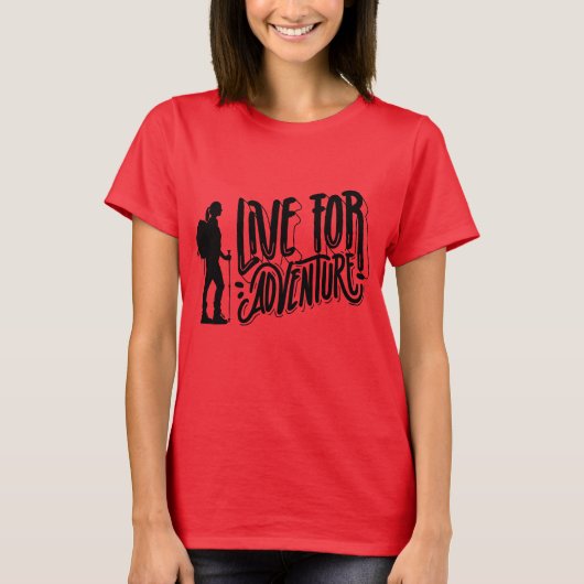 Leef voor Avontuur T-shirt (Voorkant)