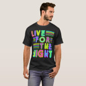 Leef voor de nacht t-shirt (Voorkant volledig)