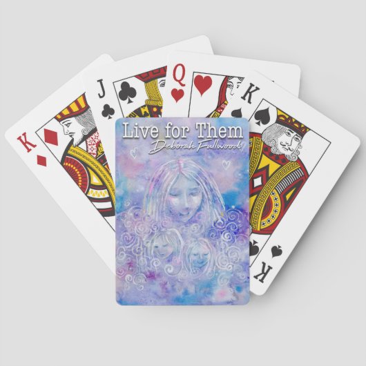 Leef voor hen pokerkaarten (Achterkant)