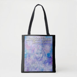 Leef voor hen tote bag