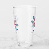 Leef vrij - artistieke libel glas (Rechts)