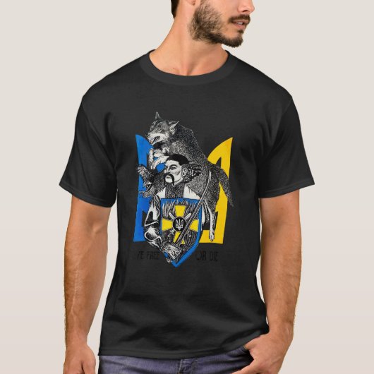 Leef Vrij Of Sterf T-shirt (Voorkant)