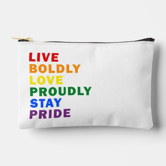 Leef vrijmoedig Liefde Trots Blijf Trots Etui (Voorkant)