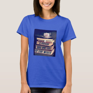 Leef Wijs (v2 donker) T-shirt