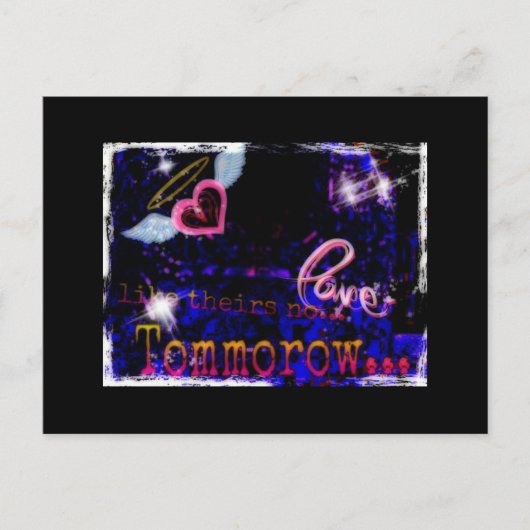 Leef zoals.... Briefkaart (Voorkant)