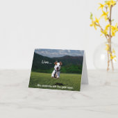 "Leef zoals iemand de poort open heeft gelaten" No Kaart (Gele Bloem)