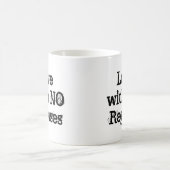 Leef zonder Uitzonderingen ... Liefde zonder spijt Koffiemok (Center)