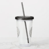 Leefblad van Aspen 1 Acryl Drinkbeker (Links)