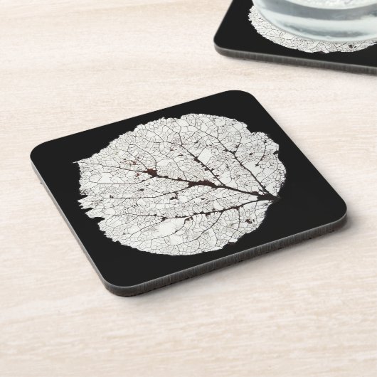 Leefblad van Aspen 1 Bier Onderzetter (Linkerzijde)