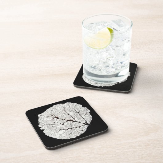 Leefblad van Aspen 1 Bier Onderzetter (Rechterzijde)