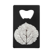 Leefblad van Aspen 1 Creditkaart Flessenopener (Voorkant)