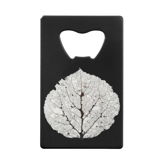 Leefblad van Aspen 1 Creditkaart Flessenopener (Achterkant)