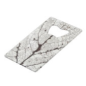 Leefblad van Aspen 1 Creditkaart Flessenopener (Achterkant Gekanteld)