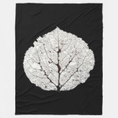 Leefblad van Aspen 1 Fleece Deken (Voorkant)