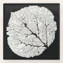 Leefblad van Aspen 1 Glazen Onderzetter