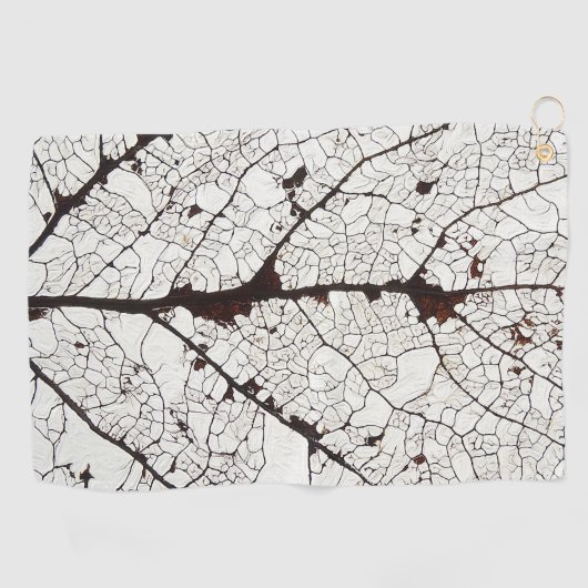 Leefblad van Aspen 1 Golfhanddoek (Horizontaal)