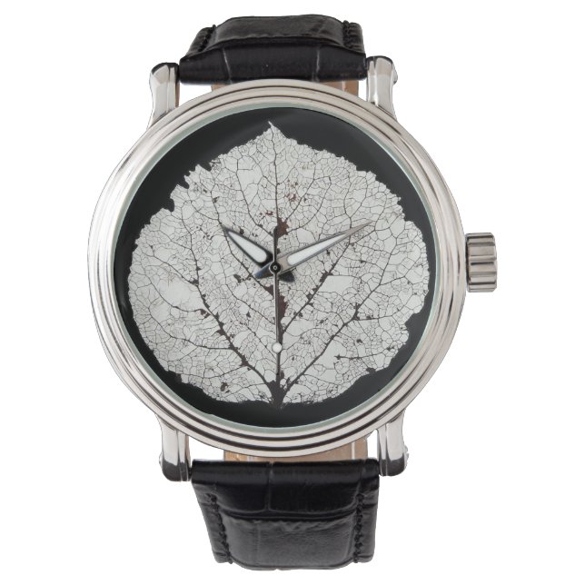 Leefblad van Aspen 1 Horloge (Voorkant)