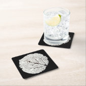 Leefblad van Aspen 1 Kartonnen Onderzetters (Insitu)