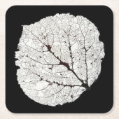 Leefblad van Aspen 1 Kartonnen Onderzetters (Voorkant)