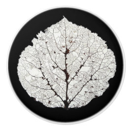 Leefblad van Aspen 1 Keramische Knop