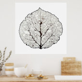 Leefblad van Aspen 1 Poster (Keuken)