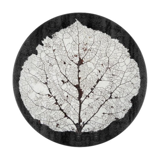 Leefblad van Aspen 1 Snijplank (Voorkant)