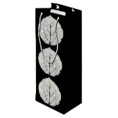 Leefblad van Aspen 1 Wijn Cadeautas (Achterkant Gekanteld)