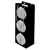 Leefblad van Aspen 1 Wijn Cadeautas (Voorkant Gekanteld)