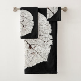 Leefblad van Aspen Skeleton 1 Bad Handdoek