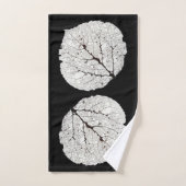 Leefblad van Aspen Skeleton 1 Bad Handdoek (Handdoek)