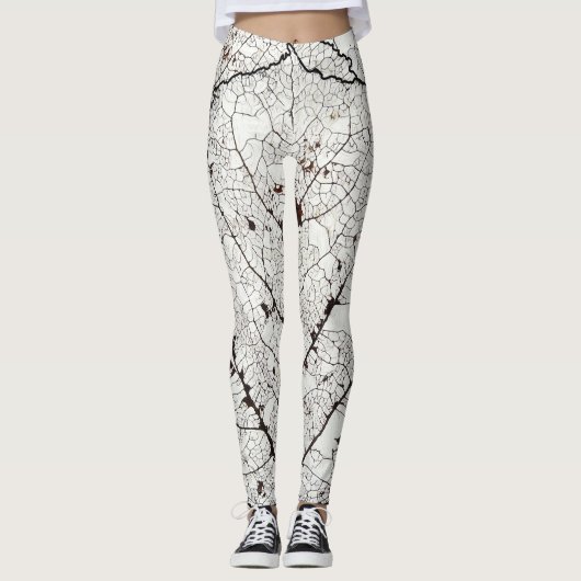 Leefblad van Aspen Skeleton 1 Leggings (Voorkant)