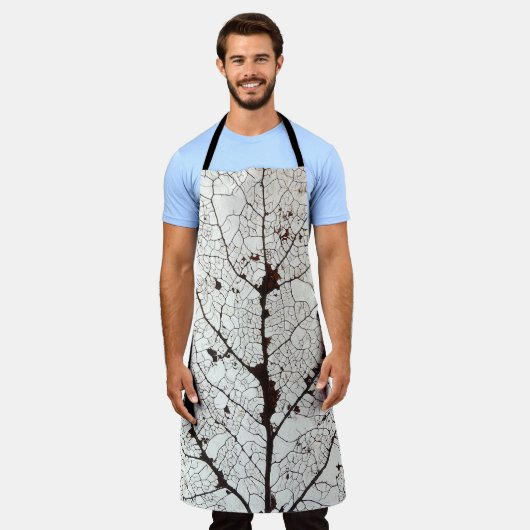 Leefblad van Aspen Skeleton 1 Schort (Gedragen)