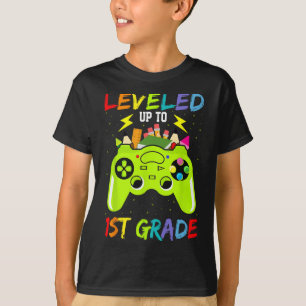 Leefde Op Tot 1e Leerjaar Gamer Terug Naar School T-shirt