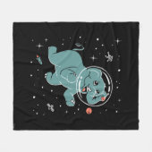 Leefdieren in de ruimte fleece deken (Voorkant (Horizontaal))