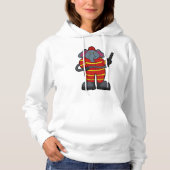 Leefmiddel als brandweerman met slang hoodie (Voorkant)