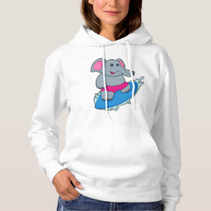 Leefmiddel als Surfer met Surfboard Hoodie