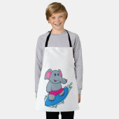 Leefmiddel als Surfer met Surfboard Schort (Gedragen)