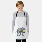 Leefmiddel bij handbalsport schort (Gedragen)