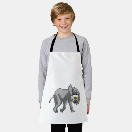 Leefmiddel bij handbalsport schort (Gedragen)